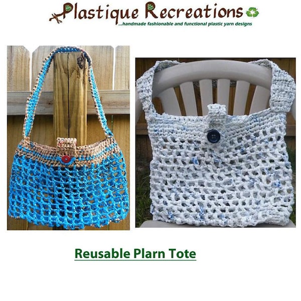 Plarn Tote Etsy