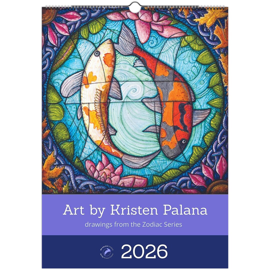 International Zodiac Wall Calendar 2026 – Astrology Art in A3 Size (EU ...
