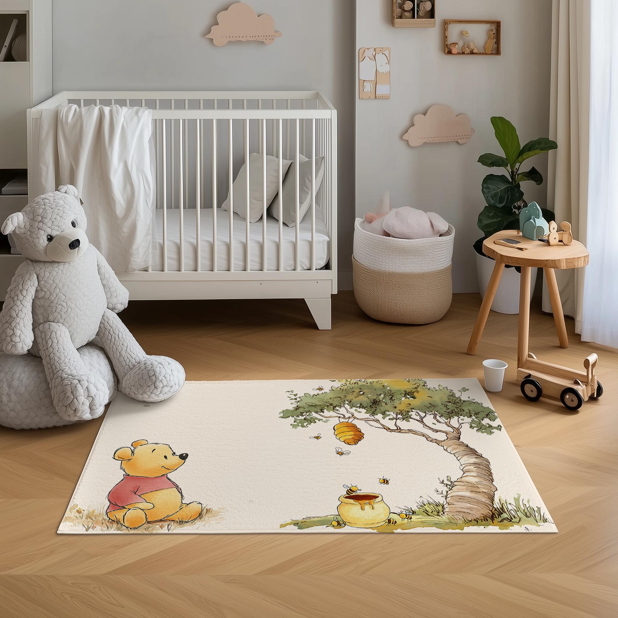 Winnie The Pooh Rug For Nursery