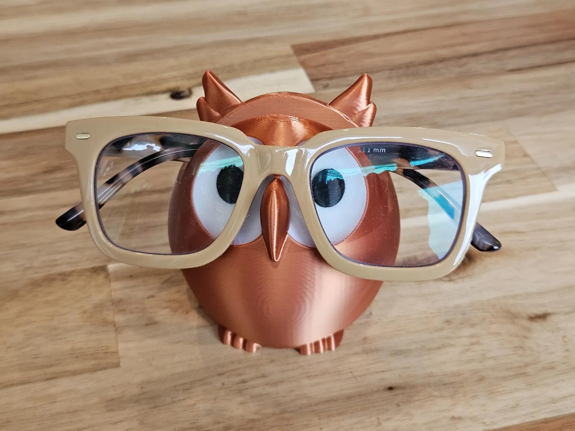 フクロウのメガネホルダー - BambuLab A1 & A1 Mini用3Dプリント