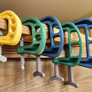 Strong Printable Clamp, Grip Tool, Functional Workshop Clip - 3D Printing - Blender Modeling - BambuLab - Limited Edition, Only Few Left