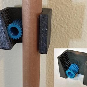 Gravity Broom Holder – 3D Print File for BambuLab A1 & A1 Mini, A Must-Have Secure Wall-Mounted Clamp - Limited Edition, Only Few Left