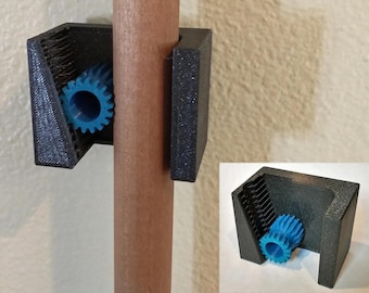 Gravity Broom Holder – 3D Print File for BambuLab A1 & A1 Mini, A Must-Have Secure Wall-Mounted Clamp - Limited Edition, Only Few Left