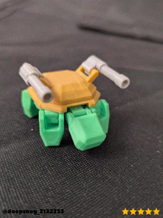 3D Printed Turtle Model Toys Multi-joint Ornament Realistic Animal Figures Desktop Decoration Crafts Miniatures - View #6