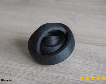 Rotating Rings Fidget Toy, Smooth Spinner, 3D Desk Gadget - 3D Printing - Blender Modeling - BambuLab - Limited Edition, Only a Few Left