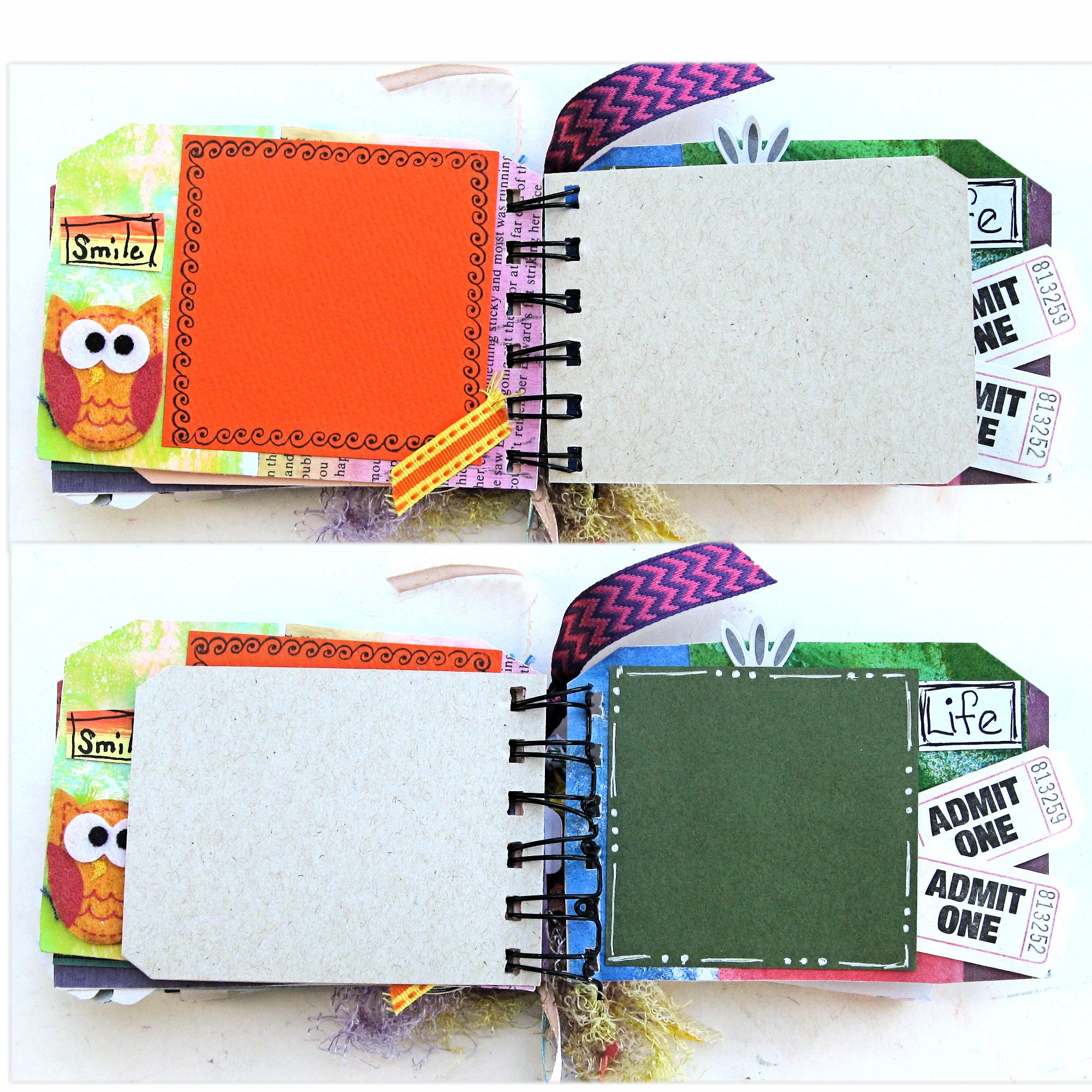 Custom Mini Album for Wallet Size Photos Pocket Size Brag Etsy