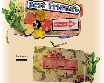 Scrapbook, Brag Book - Friends, Sisters, Co-workers-Itty Bitty