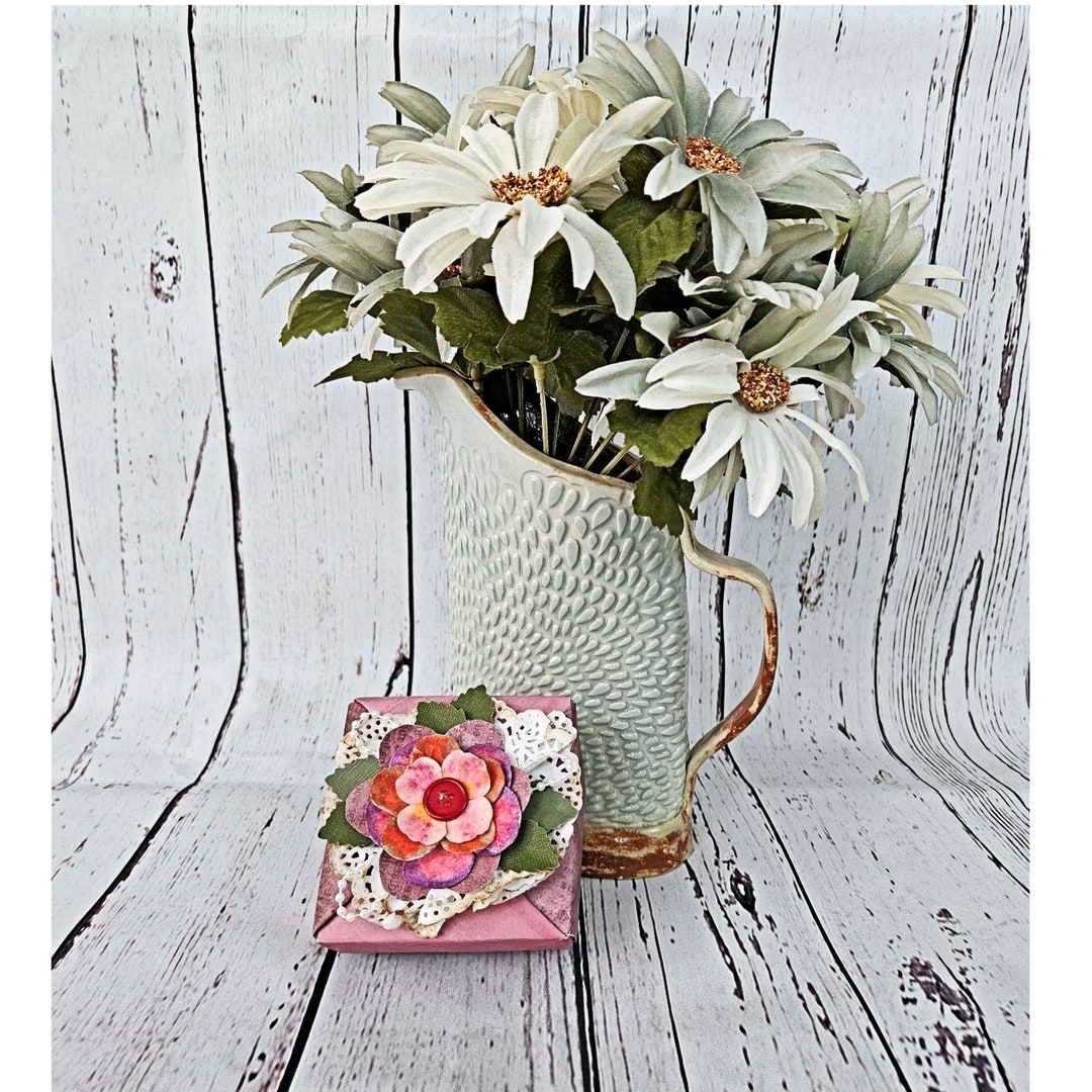 Personalized Tea Box Custom Mini Scrapbook Tea Gift Etsy