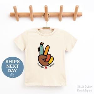 Little Turkey Toddler Shirt - Thanksgiving Toddler Tee - Cute Thanksgiving Turkey Toddler T-Shirt
