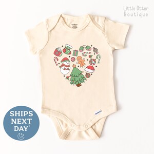 Christmas Baby Onesie® - Cute Christmas Baby Onesie® - Adorable Christmas Baby Bodysuit