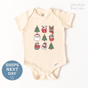 Christmas Baby Onesie® - Cute Christmas Baby Onesie® - Adorable Christmas Baby Bodysuit