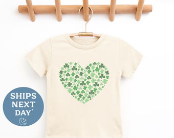 Shamrock Heart Toddler T-Shirt – St Patrick's Day Tee
