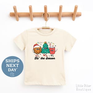Tis The Season Christmas Toddler Shirt - Retro Christmas Toddler Shirt - Cute Christmas Toddler Tee