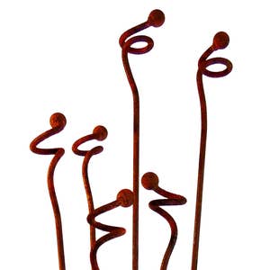 Garden Art Decor Metal Outdoor Plant Stake Decorative Sculpture image 2