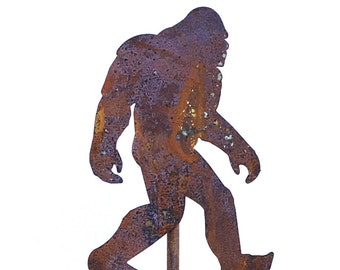 Big Foot Sasquatch Yeti Metal Garden Art Stake-Home and Garden Decor