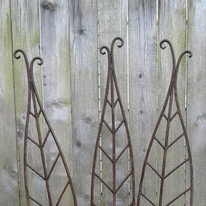 Metal Garden Art Leaf Sold Individually Outdoor Sculpture Home Garden Decor