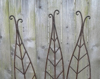 Metal Garden Art Leaf Sold Individually Outdoor Sculpture Home Garden Decor