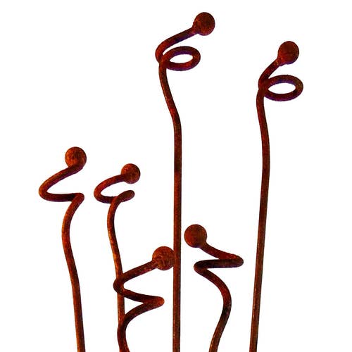 Curly Weeds Garden Stakes Sold Individually- Garden Decor Art Sculpture Great for Landscaping and Decoration