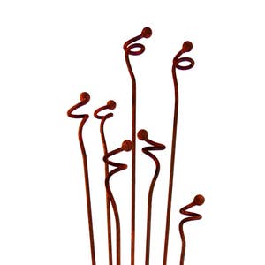 Garden Art Decor Metal Outdoor Plant Stake Decorative Sculpture Sold Individually