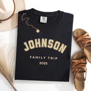 Familienurlaub T Shirt | Personalisierte benutzerdefinierte Familienreise Shirt | Reisen Shirt | Kreuzfahrtziel Shirt | Familie T-Shirt