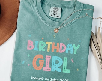 Custom Birthday Shirt | Birthday Name Shirt | Coquette Birthday Tshirt | Birthday Girl | Birthday Party Shirt | Personalized Birthday
