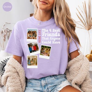 Maglietta "Migliori Amici", Maglietta Polaroid, Maglietta con Foto, Maglietta con Foto Personalizzata, Maglietta con Foto Personalizzata, Maglietta "Amici", Regalo per il Migliore Amico, Regalo Personalizzato
