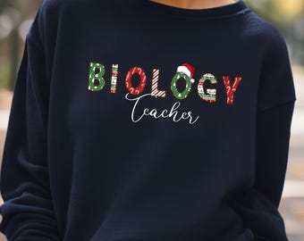 Kopie des Biologie Lehrer Sweatshirt | Wissenschafts-Lehrer-Sweatshirt | Genetik DNA Pullover | Weihnachtspullover | Unisex Sweatshirt
