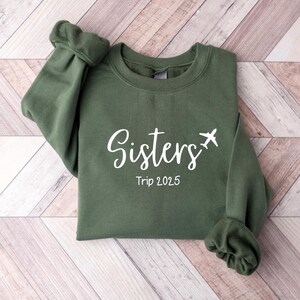 Family Matching Trip | Custom Vacation Tee | Group Girl&#39;s Shirt | Gift for Family Trip | Family Reunion TShirt | Sister&#39;s Trip Sweater