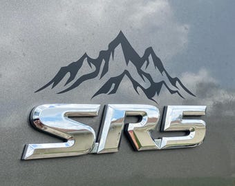 Mountain vinyl decal set of 2 For 01-07 Sequoia SR5 Badges