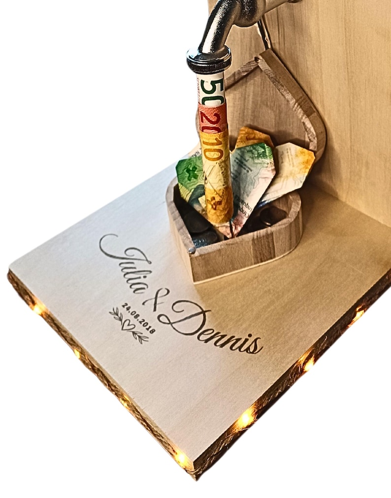 Geldhahn Geldgeschenk Dein personalisiertes Geschenk für jeden