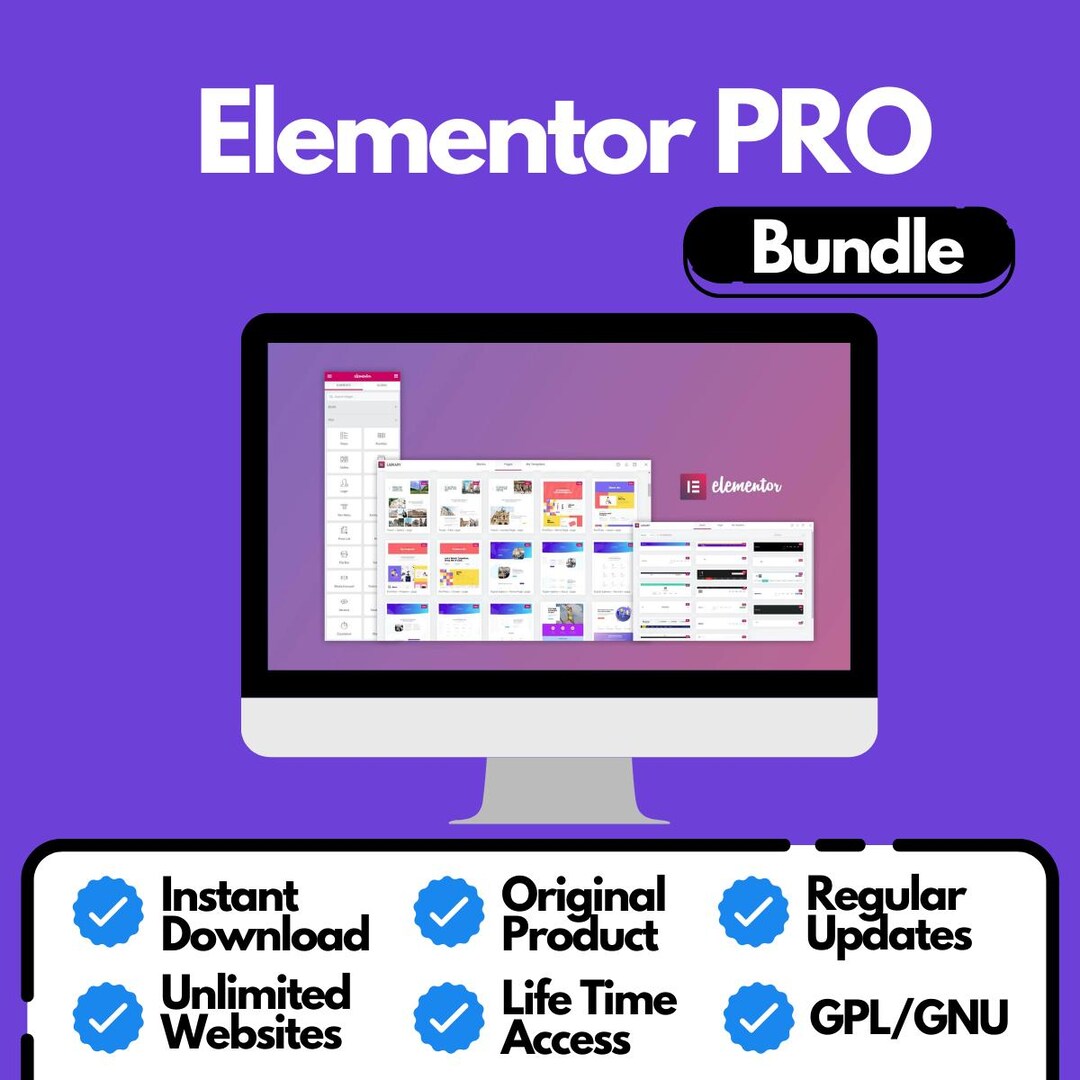Elementor Pro V3.25 99 Pro Templates Included Premium Template Bundle ...