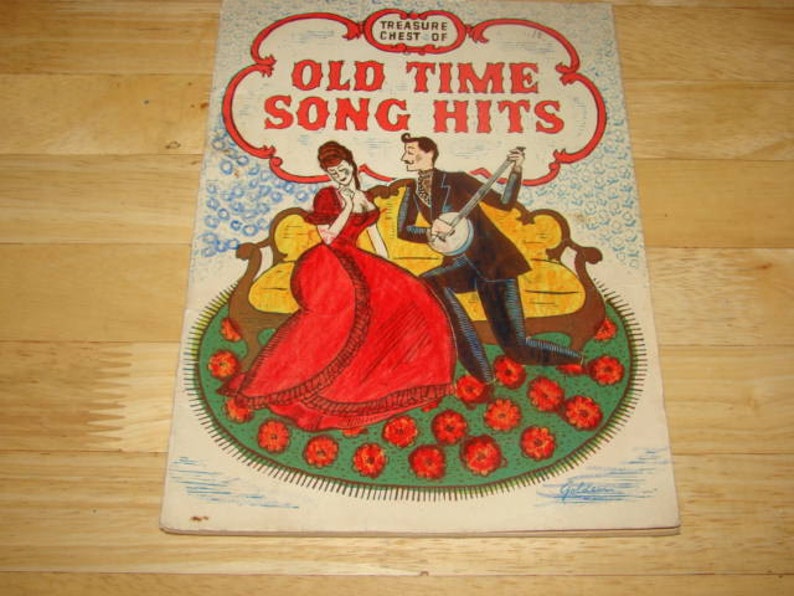 Old Time Song Hits Sheet Music 1935 Etsy