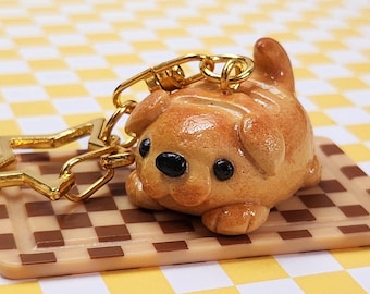 Bread Dog Keychain