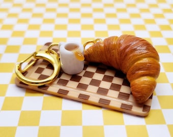 Croissant Keychain