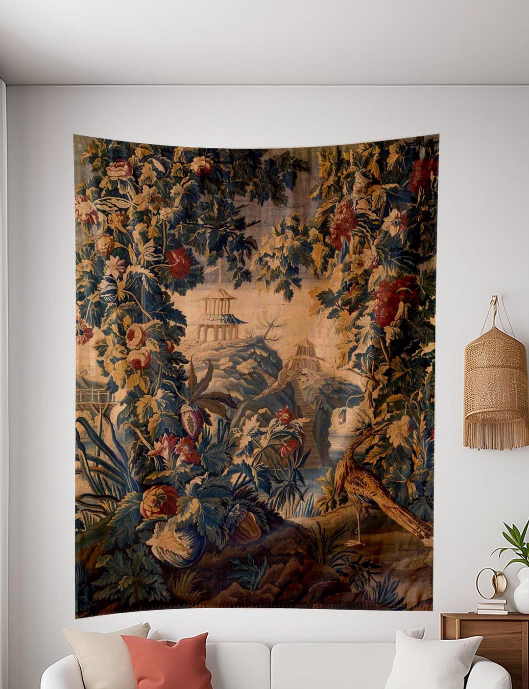 Antique Tapestry,vintage Tapestry Wall Decor, Wall Hanging Tapestry