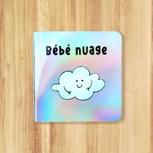 Children&#39;s book &quot;Baby Cloud&quot; - Handmade book learning emotions - From 2 years old
