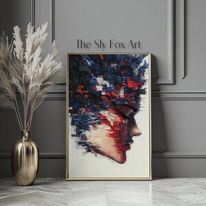 Face of the City | Digital Art | Printable Wall Art | Wall Poster | A-61