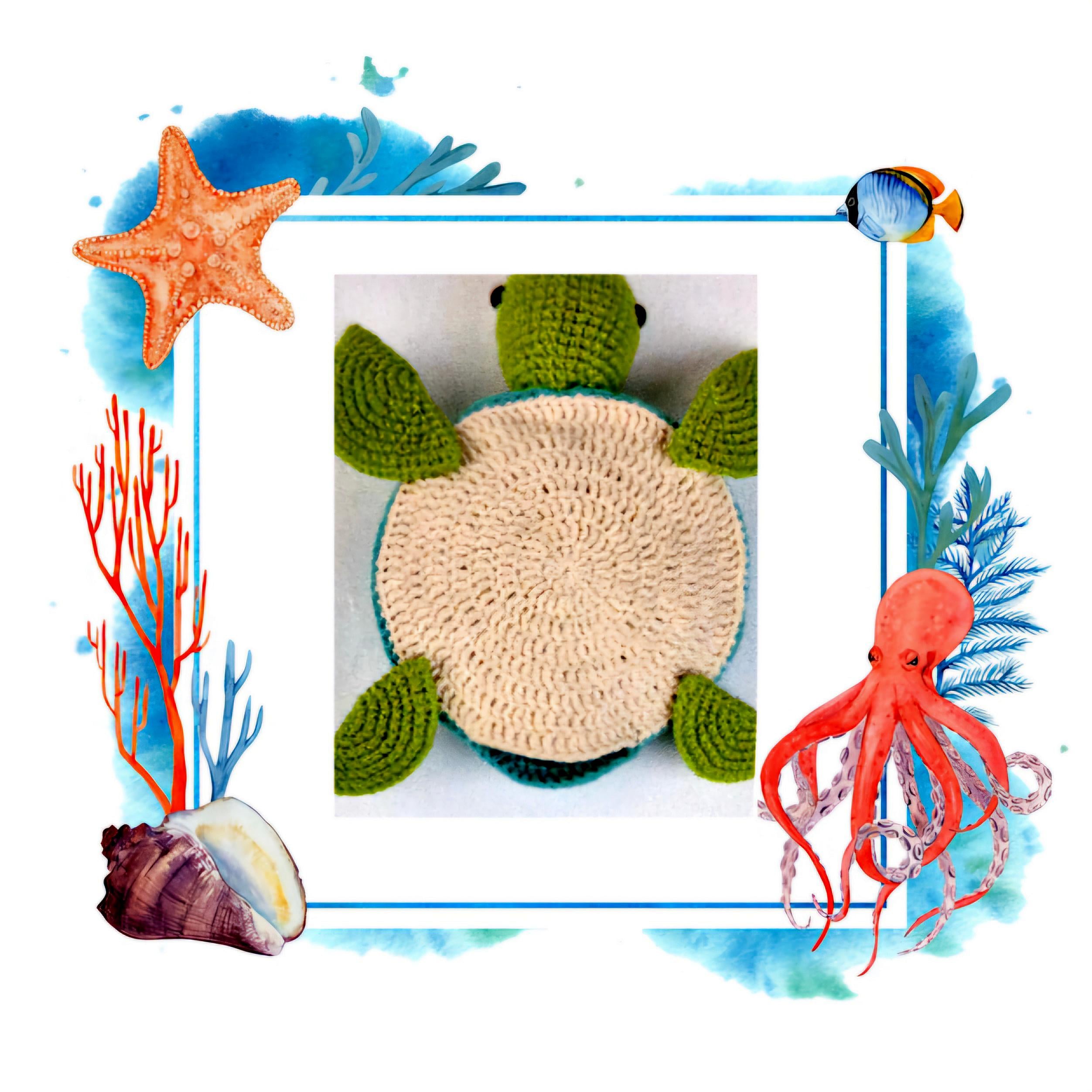 Turtle Memory Game Crochet Pattern in PDF Format Available for Digital ...