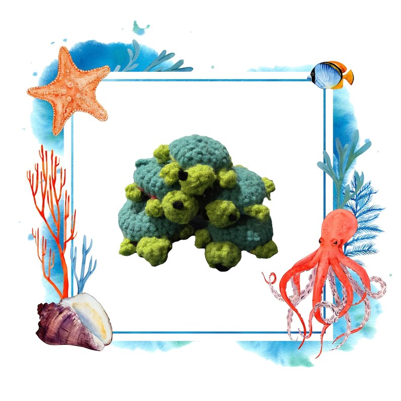 Turtle Memory Game Crochet Pattern in PDF Format Available for Digital ...