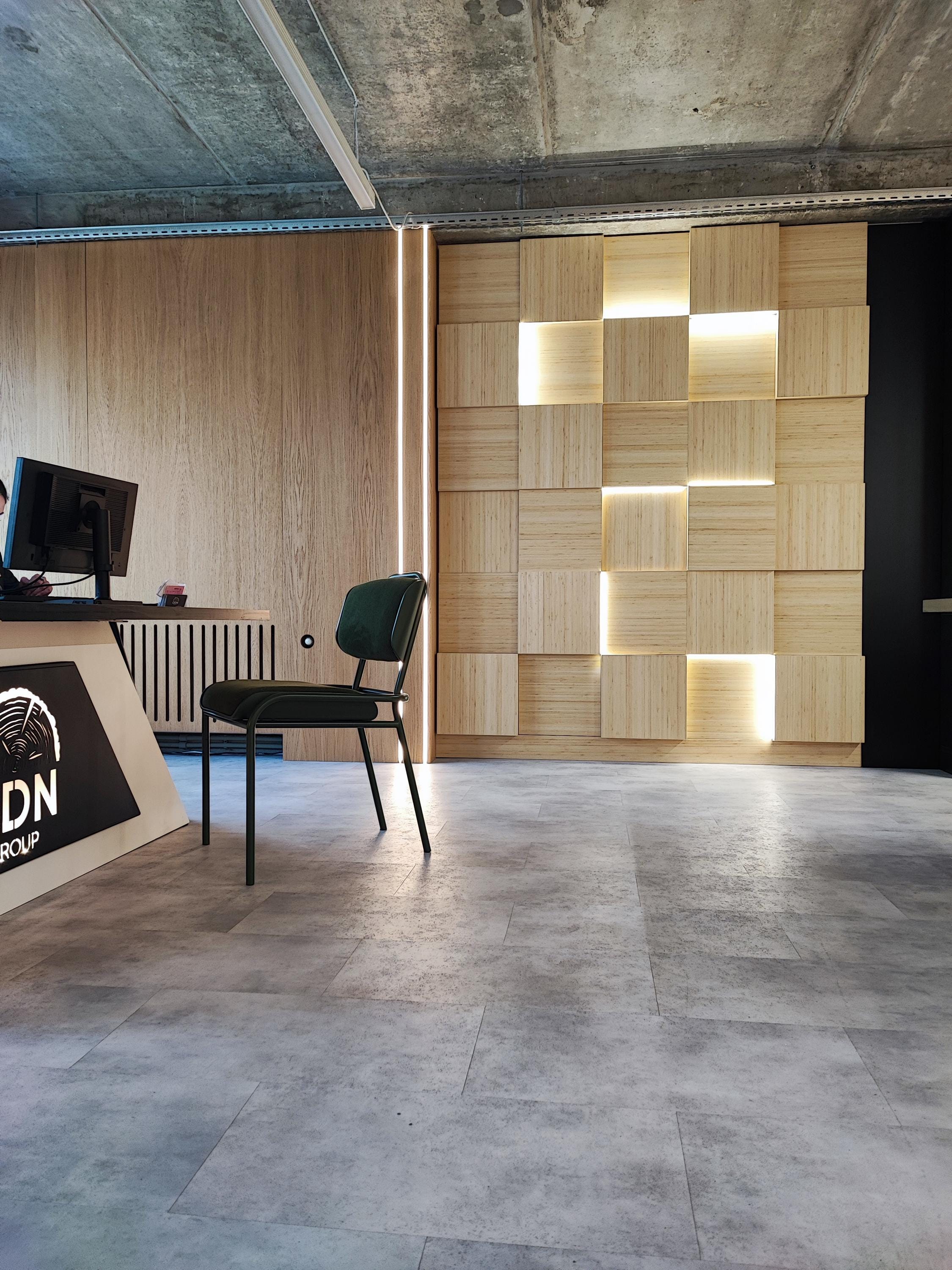 Exclusive Wood Panel With Backlight, 3d Wall Panels, Wall Panels, Wood ...
