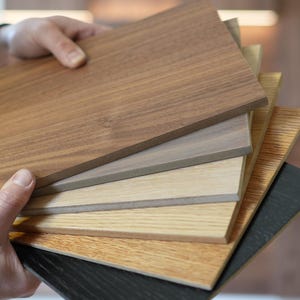 Muestras de color de madera