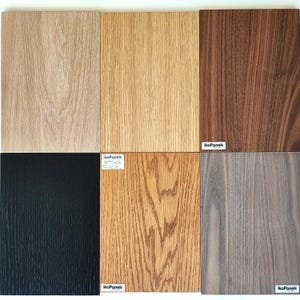 Samples of wood color