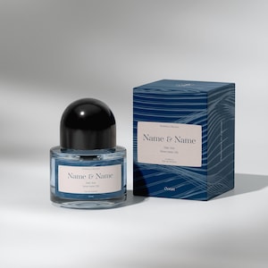 30ml custom perfume, personalised wedding gift favors, bespoke aromatic fragrance in cylindrical bottle