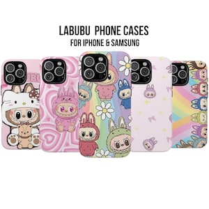 Labubu Collage Phone Case, Labubu Phone Cover, Gift For Men, Gift, Iphone 16 15 14 13 12 11 Pro Max, Samsung S24 S23 S22 S21 Ultra Plus