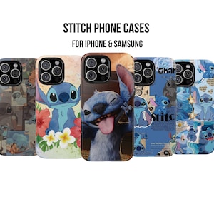 Stitch Phone Case, Cartoon Movie, Aesthetic Cover, Gift For Girls, Iphone 16 15 14 13 12 11 Pro Max, Samsung S24 S23 S22 S21 Ultra Plus