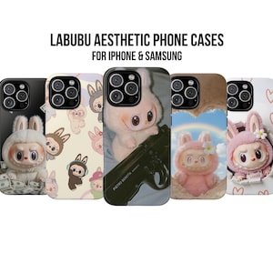 Labubu Phone Case, Labubu Phone Cover, Gift For Girls, Gift, Aesthetic, Iphone 16 15 14 13 12 11 Pro Max, Samsung S24 S23 S22 S21 Ultra Plus