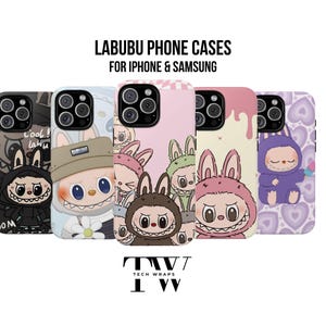 Labubu Phone Case, Labubu Phone Cover, Gift For Girls, Gift, Aesthetic, Iphone 16 15 14 13 12 11 Pro Max, Samsung S24 S23 S22 S21 Ultra Plus