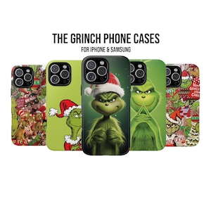 Der Grinch Handyhülle, lustige Grinch Handyhülle, Weihnachtsgeschenk, Geschenk, Iphone 16 15 14 13 12 11 Pro Max, Samsung S24 S23 S22 S21 Ultra Plus
