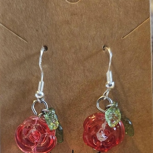 rosebud earrings