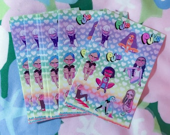 Not Having It Girls Sticker Sheet